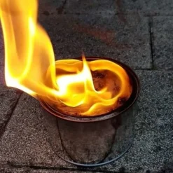Tuinfakkel In Blik - 4x - 4 Branduren - 11 X 7 Cm