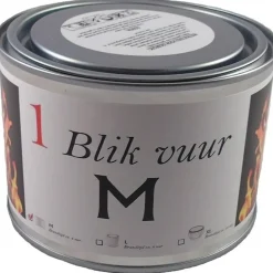 Tuinfakkel In Blik - 5x - 4 Branduren - 11 X 7 Cm