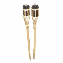 Overig Tuinfakkels - 2x Stuks - Bamboe - 61 Cm - Navulbaar