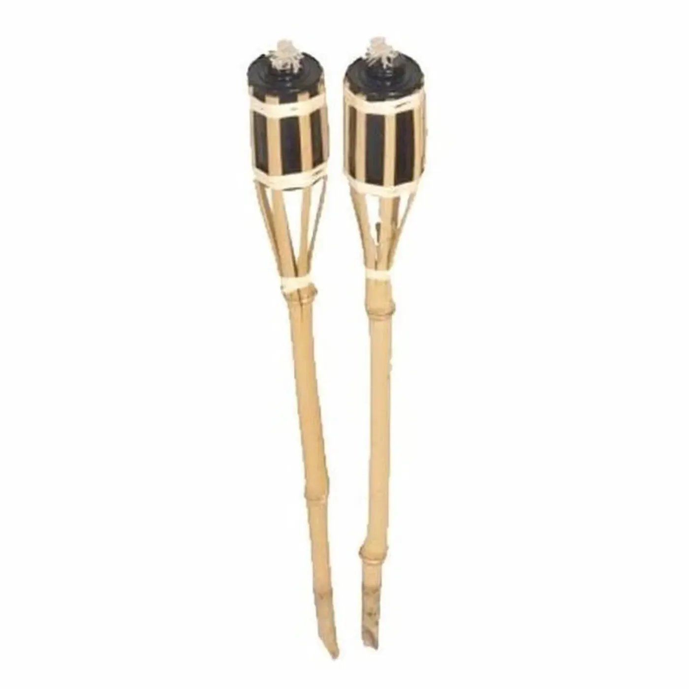 Overig Tuinfakkels - 2x Stuks - Bamboe - 61 Cm - Navulbaar