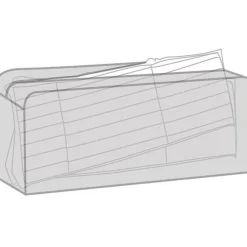 Tuinkussens Opbergtas - Zwart - 130 X 50 X 32 Cm