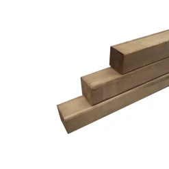 Tuinpaal Vierkant Geïmpregneerd - Grenen - 88x88mm - Lengte 180cm