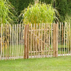 Tuintoppers Poort Schapenhek Hazelaarhout 100 X 100 Cm - Latafstand 3 - 5 Cm