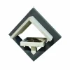 Tuintoppers Voederhuis Hangend Met Ruit Design - Antraciet/grijs