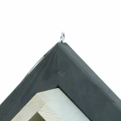 Tuintoppers Voederhuis Hangend Met Ruit Design - Antraciet/grijs