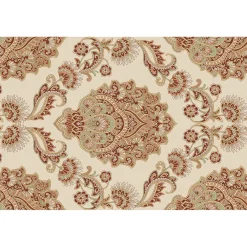Tulup - Buitenkleed Balkon - Paisley-patroon - Rood - 60x90 Cm - Tapijt Voor Buiten