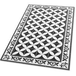 Tulup - Buitenkleed - Spaanse Tegels - Grijs - 60x90 Cm - Tapijt Terras Buiten