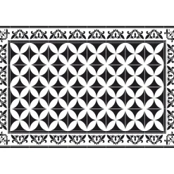 Tulup - Buitenkleed - Spaanse Tegels - Grijs - 60x90 Cm - Tapijt Terras Buiten