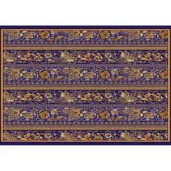 Tulup - Buitenkleed - Vintage Paisley - Blauw - 60x90 Cm - Tapijt Terras Buiten
