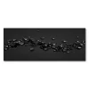 Tulup - Foto In Glas - 3d-abstractie - Zwart - 125x50 Cm - Schilderij Glas