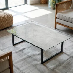 Tulup - Glasplaat - Rechthoek - Bruin - 120x80 Cm - Glazen Tafelblad - Eettafel