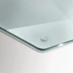 Tulup - Glas Snijplank - Rechthoek - Transparant - 60x52 Cm - Dienblad Antislip - Broodplank