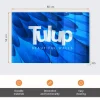 Tulup - Glazen Snijplankenset - Waterlelies - Wit - 2 St 40x52 Cm - Glazen Dienblad