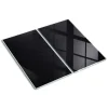 Tulup - Glazen Snijplankenset - Prikbord - Zwart - 2 St 30x52 Cm - Broodplank - Dienblad Glas