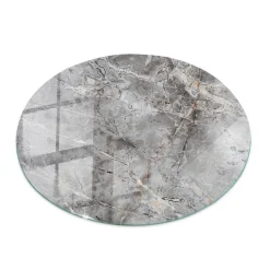 Tulup - Glazen Tafelblad - Vierkant - Zwart - 80 Cm - Glasplaat - Bureaublad