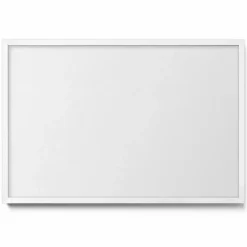 Tulup - Magnetisch Bord Voor Reismagneten - Witte Lijst - Wit - 60x40 Cm - Rechthoekig