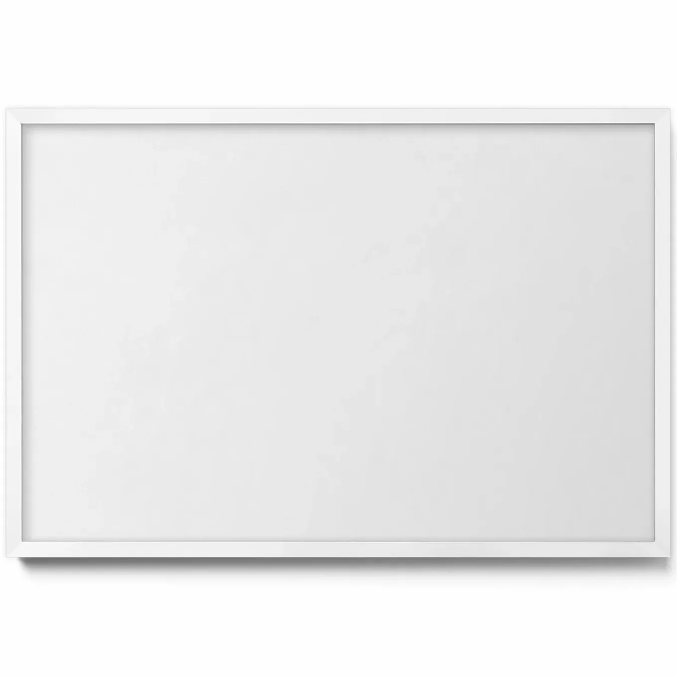 Tulup - Magnetisch Bord Voor Reismagneten - Witte Lijst - Wit - 60x40 Cm - Rechthoekig