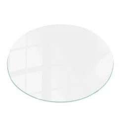 Tulup - Tafelblad - Vierkant - Zwart - 80 Cm - Glasplaat - Bureaublad