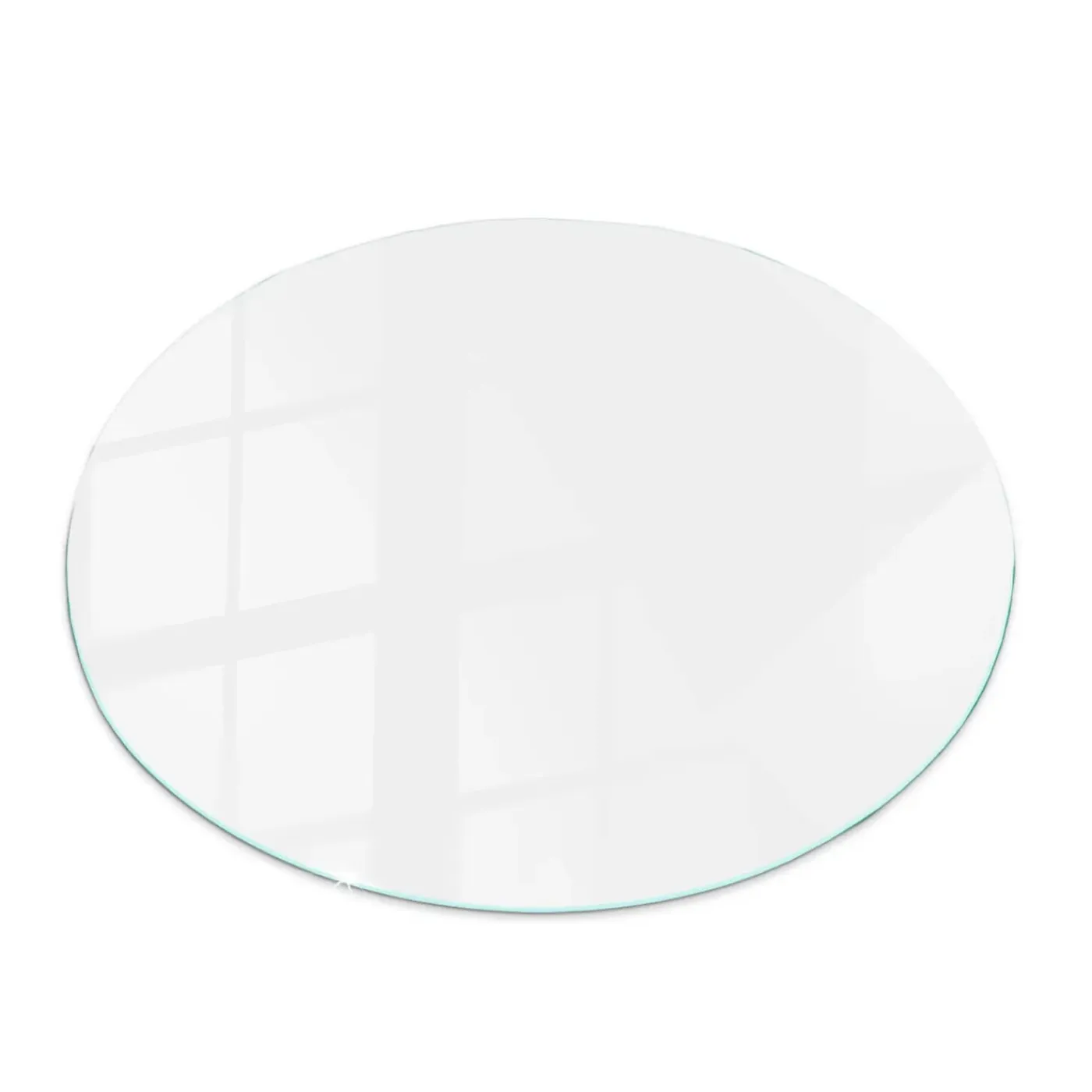 Tulup - Tafelblad - Vierkant - Zwart - 80 Cm - Glasplaat - Bureaublad