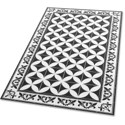 Tulup - Tapijt Buiten - Spaanse Tegels - Grijs - 150x225 Cm - Buitenkleed Balkon