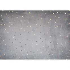 Tulup - Tapijt Voor Buiten - Gouden Stippen - Blauw - 60x90 Cm - Buiten Tapijt
