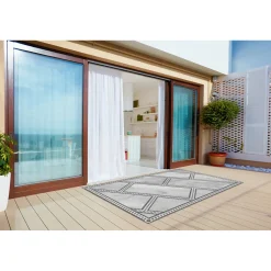 Tulup - Terrasmat - Decoratief Marmer - Groente - 60x90 Cm - Terras Tapijt