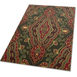 Tulup - Tuinkleed - Plantenpatronen - Zwart - 150x225 Cm - Buitenkleed