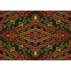 Tulup - Tuinkleed - Plantenpatronen - Zwart - 150x225 Cm - Buitenkleed