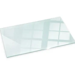 Tulup - Vloerplaat Voor Houtkachel - Rechthoekig - Transparant - 100x50 Cm - Onderplaat Kachel