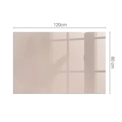 Tulup - Vloerplaat Voor Kachel - Rechthoekig - Oranje - 120x80 Cm - Plaat Onder Houtkachel