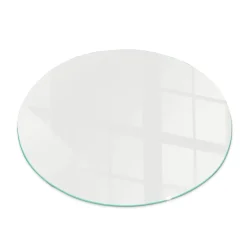 Tulup - Vloerplaat Voor Kachel - Ronde - Grijs - 50 Cm - Plaat Onder Houtkachel