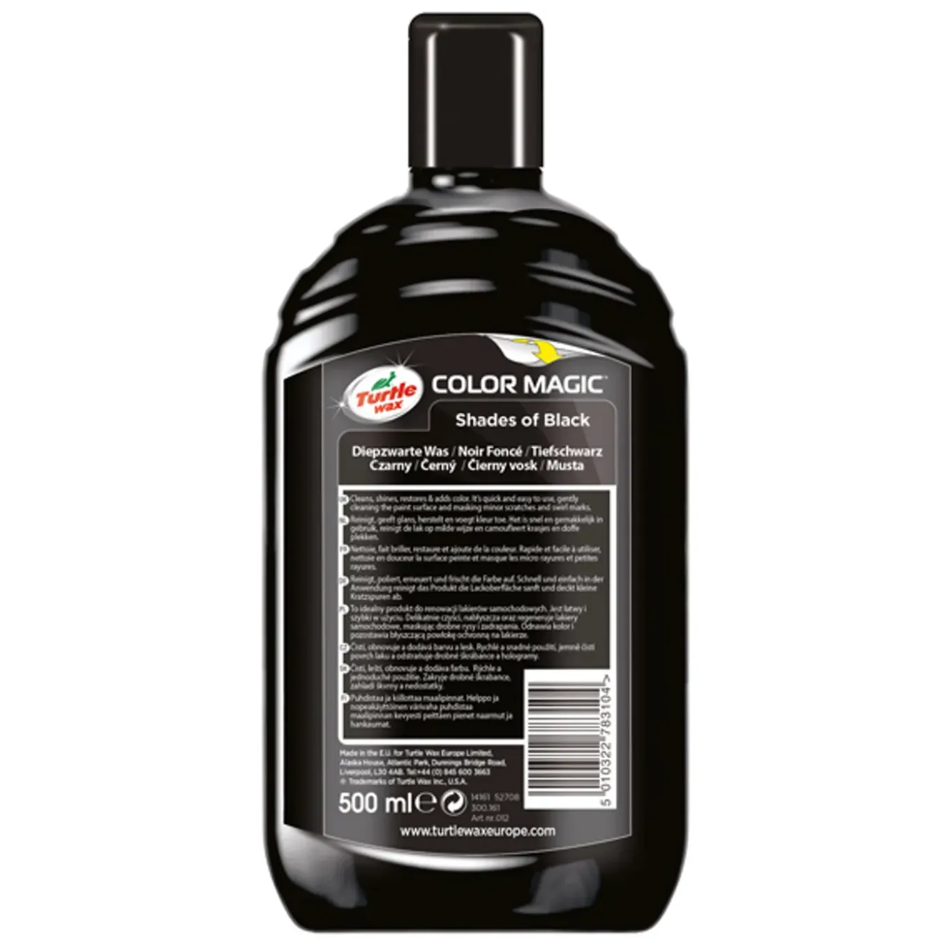 Turtle wax autowax Color Magic Jet Black 500ml