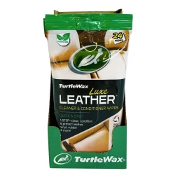 Turtle Wax 54097 Luxe Leather Cleaner & Conditioner Doekjes 24 Stuks