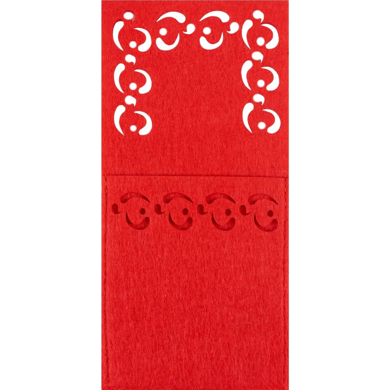 Tutumi Feestelijke Bestekhoes Stuks Kf357-8r 8st. Rood 20x10x20cm