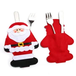 Tutumi Feestelijke Bestekhoes Stuks 311407 3st. Rood 18,5x11,5x18,5cm