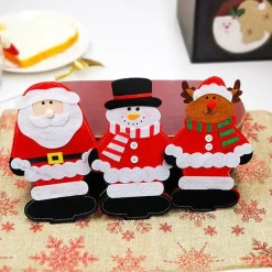 Tutumi Feestelijke Bestekhoes Stuks 311407 3st. Rood 18,5x11,5x18,5cm