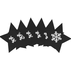 Tutumi Feestelijke Bestekhoes Stuks 311378a Star 4st. Zwart 15x15x15cm