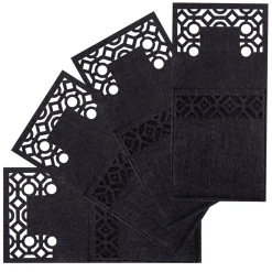 Tutumi Feestelijke Bestekhoes Stuks Kf357-8b 8st. Zwart 20x10x20cm