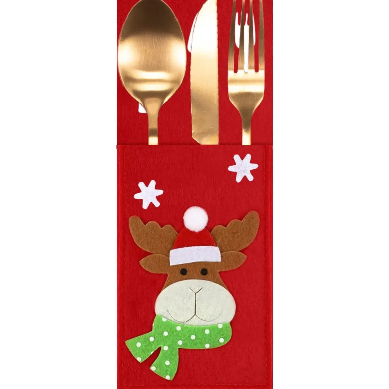 Tutumi Feestelijke Bestekhoes Stuks Kf333 6st. Rood 20x10x20cm
