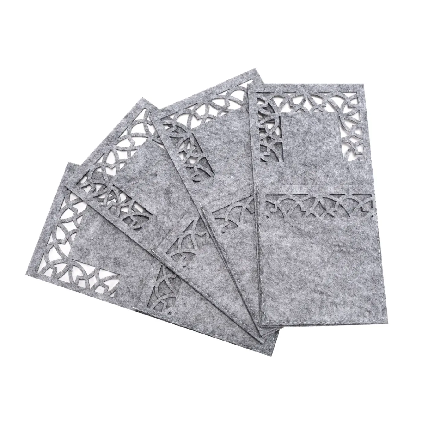 Tutumi Feestelijke Bestekhoes Stuks Kf357-4g 4st. Grijs 20x10x20cm