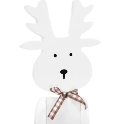 Tutumi Kerstdecoratie Rendier 301036 Wit 35x12x35cm