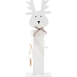Tutumi Kerstdecoratie Rendier 301036 Wit 35x12x35cm