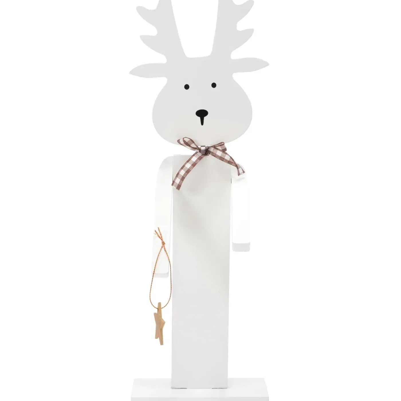 Tutumi Kerstdecoratie Rendier 301036 Wit 35x12x35cm