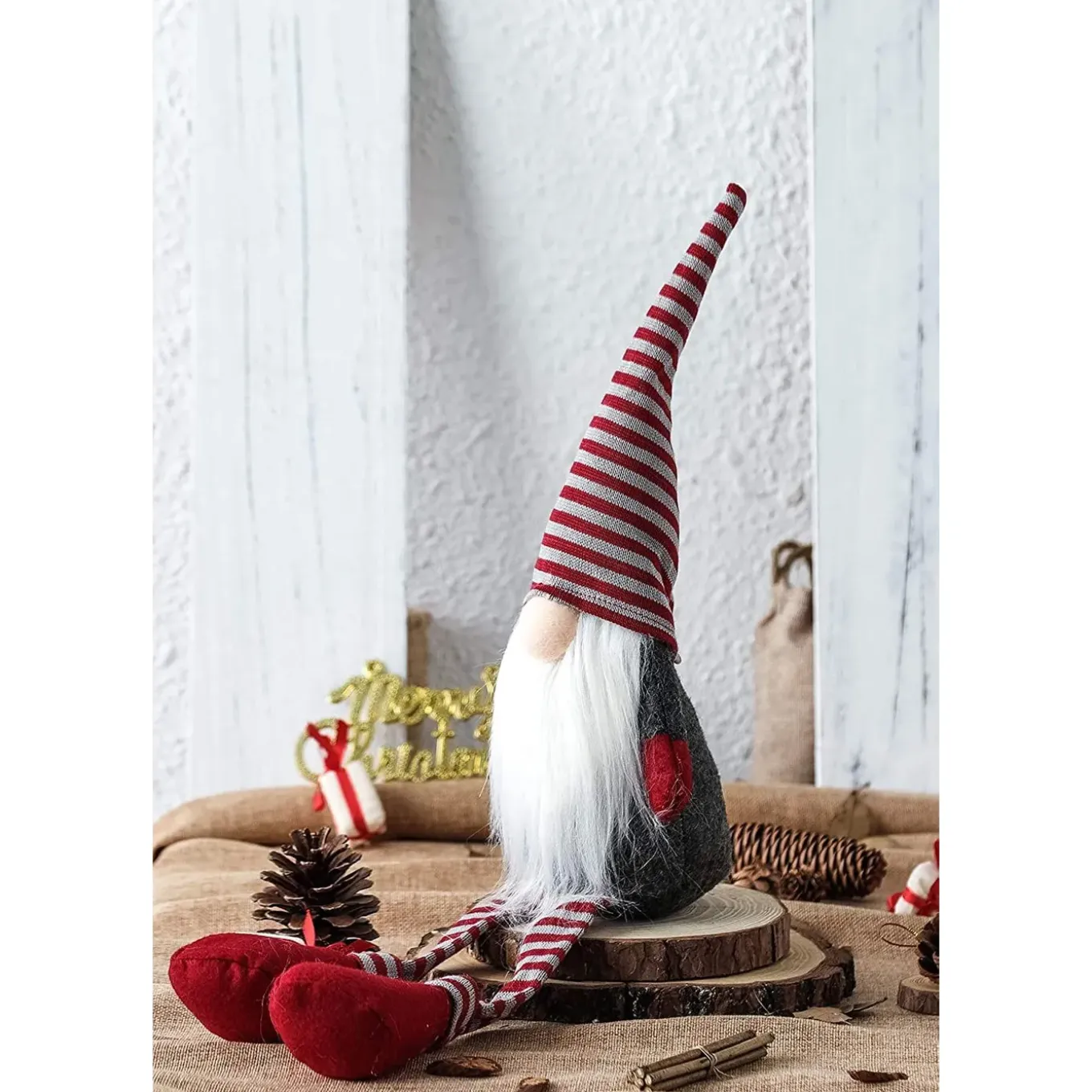 Tutumi Kerstkabouter Yx063 Rood 60x15x60cm