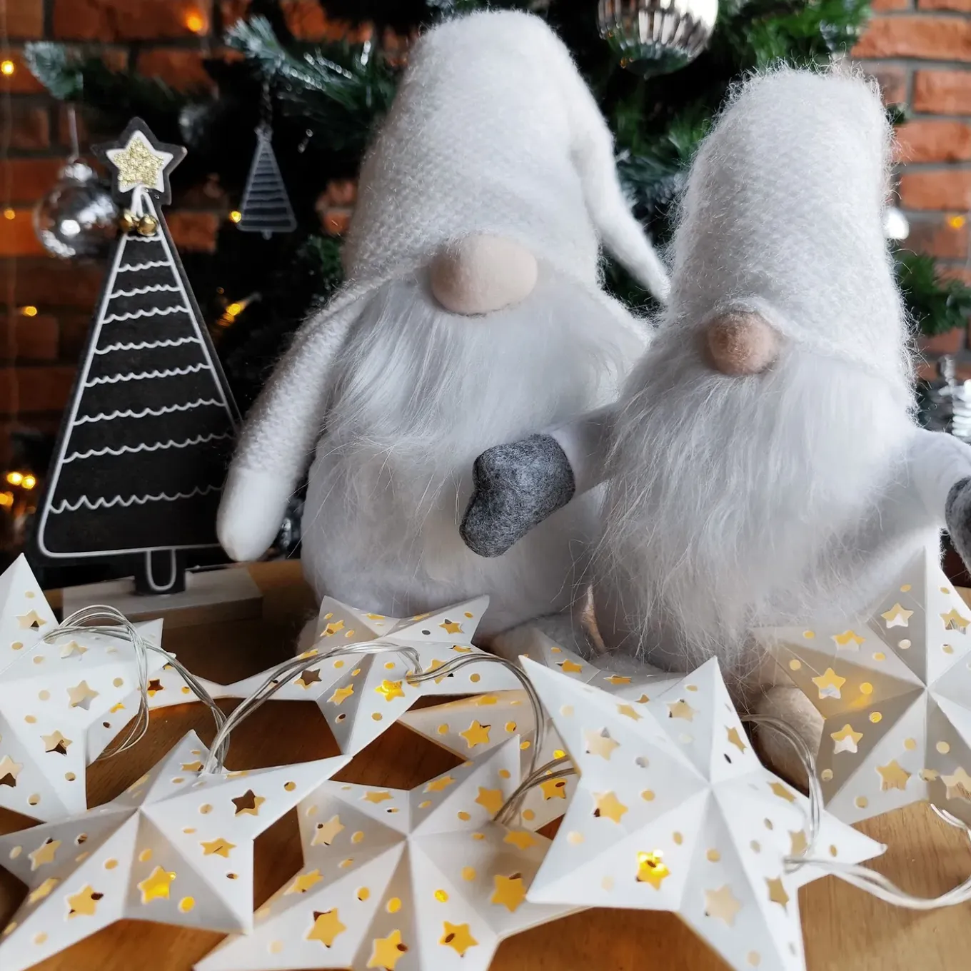 Tutumi Kerstkabouter Yx045 Wit 35x12x35cm