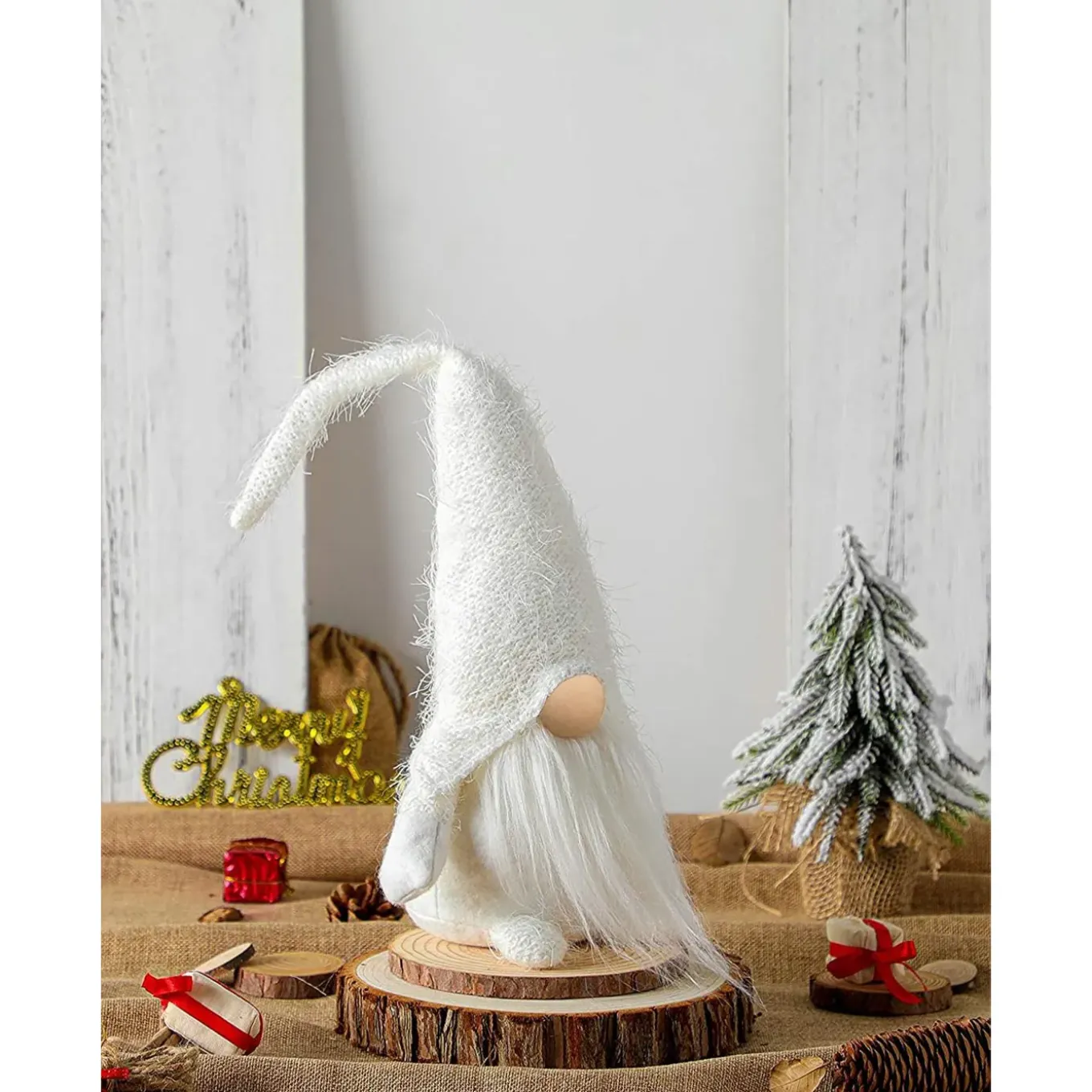 Tutumi Kerstkabouter Yx068 Wit 50x17x50cm