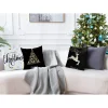Tutumi Kerst Kussensloop Bc21 45x45 Zwart