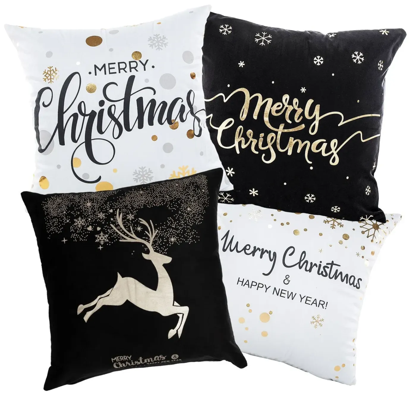 Tutumi Kerst Kussensloop Bc06 45x45 Wit