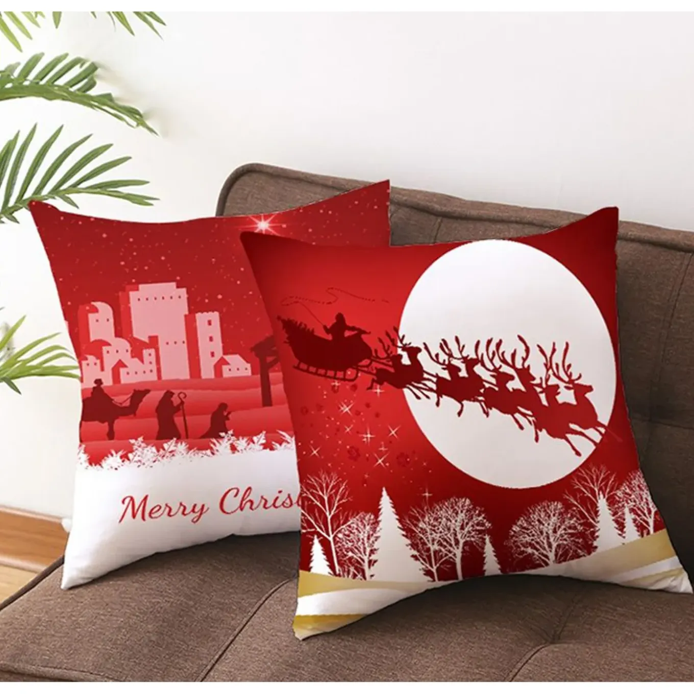 Tutumi Kerst Kussensloop 3d 36 "n" 45x45 Groente