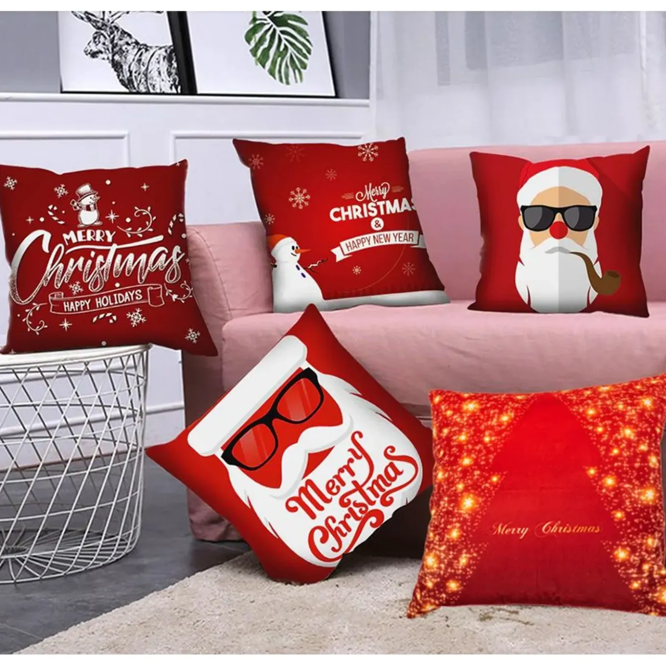 Tutumi Kerst Kussensloop 3d 36 "n" 45x45 Groente
